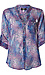 KUT from the Kloth Button Front Long Sleeve Sheer Blouse Thumb 1