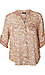 KUT from the Kloth Button Front Long Sleeve Sheer Blouse Thumb 1