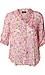 KUT from the Kloth Button Front Long Sleeve Sheer Blouse Thumb 1