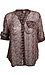 KUT from the Kloth Button Front Long Sleeve Sheer Blouse Thumb 1
