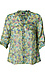 KUT from the Kloth Button Front Long Sleeve Sheer Blouse Thumb 1