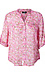 KUT from the Kloth Button Front Long Sleeve Sheer Blouse Thumb 1