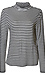 Velvet Heart Stripe Turtleneck Thumb 1