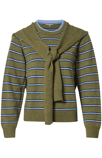 Wit & Wisdom Twofer Striped Sweater Slide 1