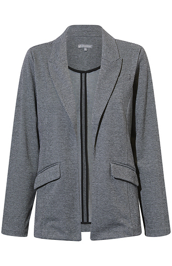 Wit & Wisdom Long Sleeve Open Front Blazer Slide 1