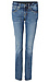 Silver Mid Rise Girlfriend Denim Thumb 1