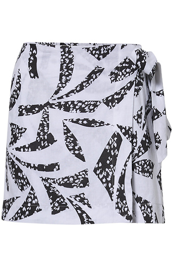 High Rise Printed Skort Slide 1