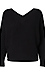 Double V-Neck Knit Sweater Thumb 1