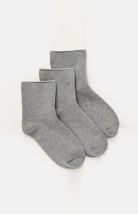 Claire Core Socks (Pack of 3) Gray Slide 1