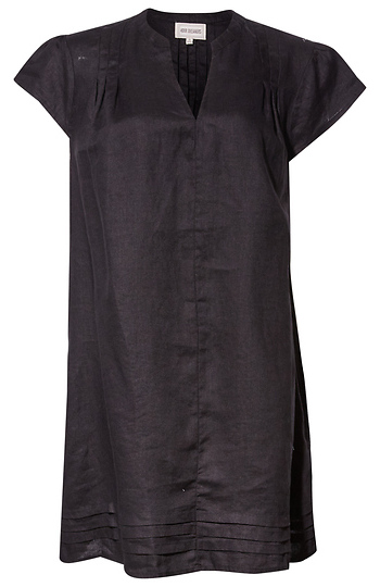 Split Neck Mini Dress Slide 1