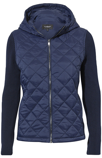 Long Sleeve Quilted Front Jacket Slide 1