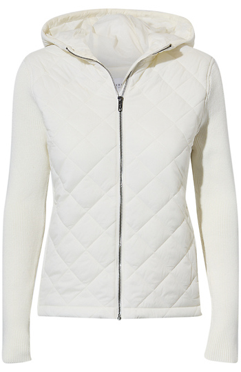Long Sleeve Quilted Front Jacket Slide 1
