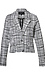 Liverpool Cropped Plaid Blazer Thumb 1