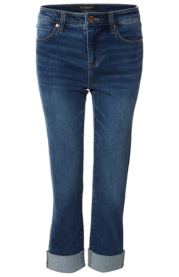 Charlie Crop Wide Rolled Cuff Slide 1