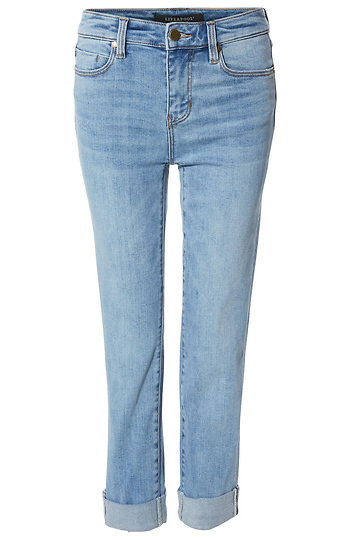 Liverpool Mid Rise Cropped Cuff Jean Slide 1