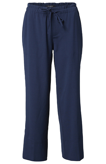 Pull On Tie Waist Wide Leg Ankle Slide 1
