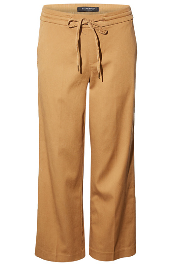 Liverpool Kelsey Crop with Tie Front Slide 1