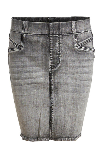 Liverpool Pull On Denim Skirt Slide 1