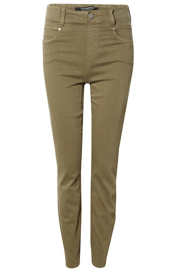 Liverpool Crop Cut Hem Pant Slide 1