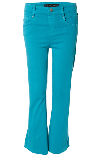 Liverpool Mid Rise Cropped Flare Jean Slide 1