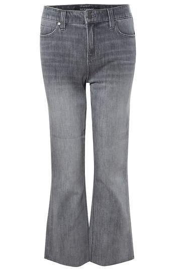 Liverpool Cropped Flare with Raw Hem Slide 1