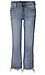 Liverpool Mid Rise Cropped Jean with Double Fray Hem Thumb 1