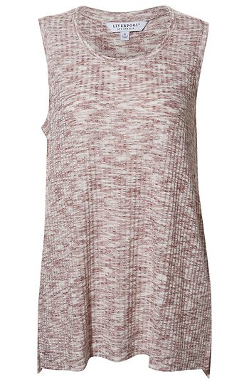 Liverpool Sleeveless Scoop Neck Top Slide 1
