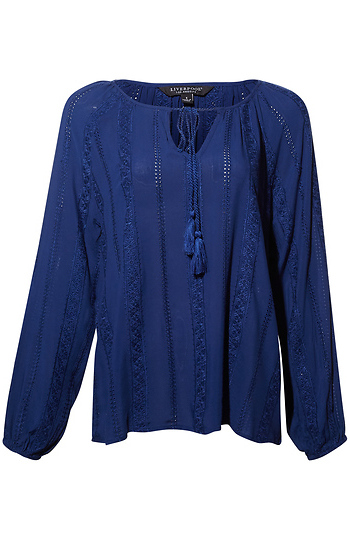 Liverpool Embroidered Blouse Slide 1