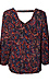 Liverpool Printed Double V-Neck Top Thumb 2
