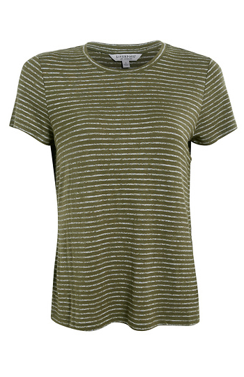 Liverpool Slim Fit Crew Neck Knit Tee Slide 1