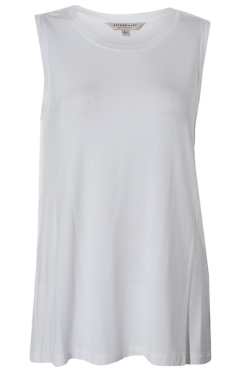 Liverpool Sleeveless Scoop Neck Knit Tank Slide 1
