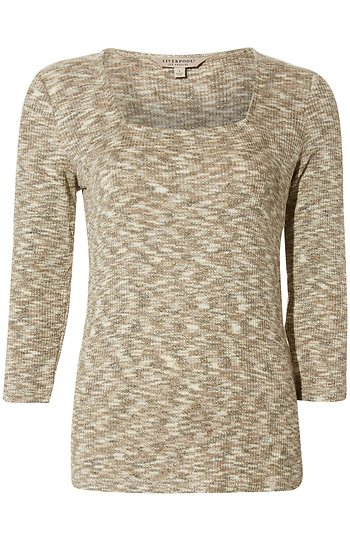 Liverpool Square Neck Top Slide 1