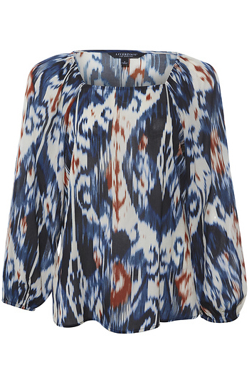 Liverpool Multicolored Blouse Slide 1