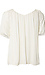 Liverpool Puff Sleeve Shirred Top Thumb 2