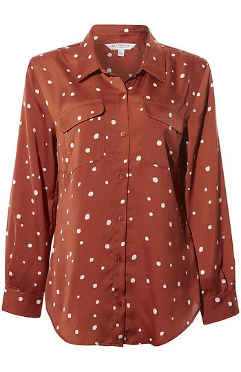 Liverpool Button Front Blouse Slide 1