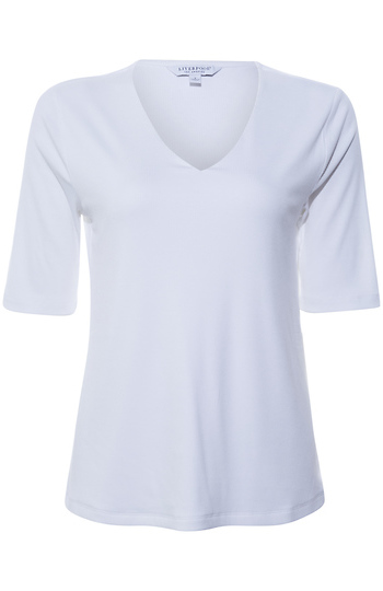 Liverpool Double Layer V-Neck Top Slide 1