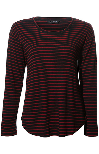 Liverpool Striped Long Sleeve Top Slide 1