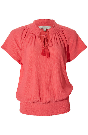Liverpool Smocked Raglan Top Slide 1