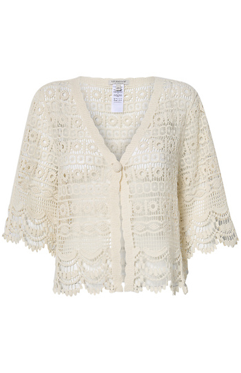 Short Sleeve Lace Top Slide 1