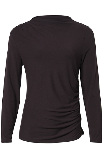 Liverpool Mock Neck Long Sleeve Slide 1