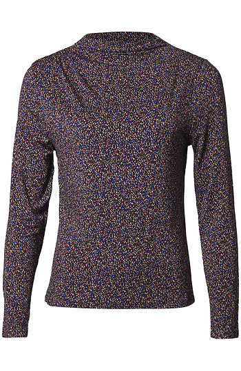 Liverpool Mock Neck Printed Top Slide 1
