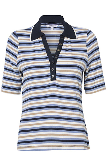Liverpool Collared Striped Shirt Slide 1