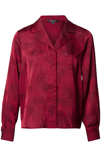 Liverpool Long Sleeve Woven Top Slide 1