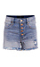 Liverpool Mid Rise Button Fly Denim Short Thumb 1