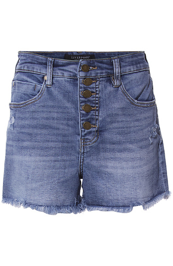 Liverpool High Rise A-Line Button Fly Short Slide 1