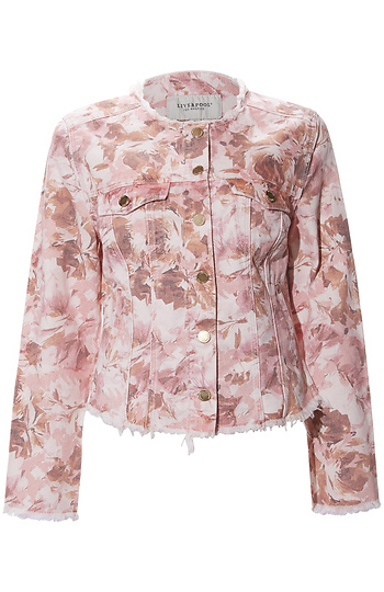 Liverpool Floral Classic Jean Jacket Slide 1