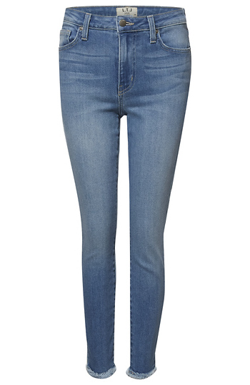 L.T.J. Fray Hem Denim Slide 1