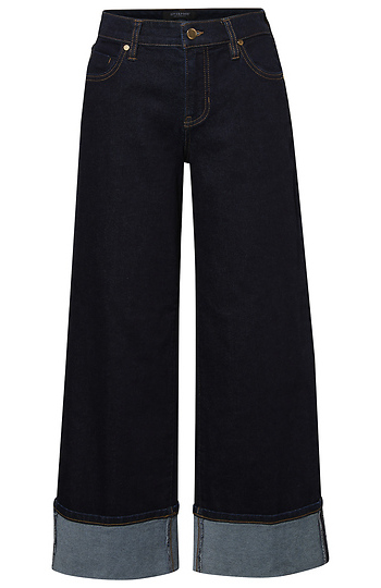 Petite Liverpool Wide Leg Denim Slide 1