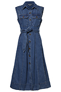 Petite Wit & Wisdom Midi Denim Dress