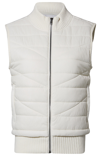 Liverpool Petite Sleeveless Quilted Vest Slide 1